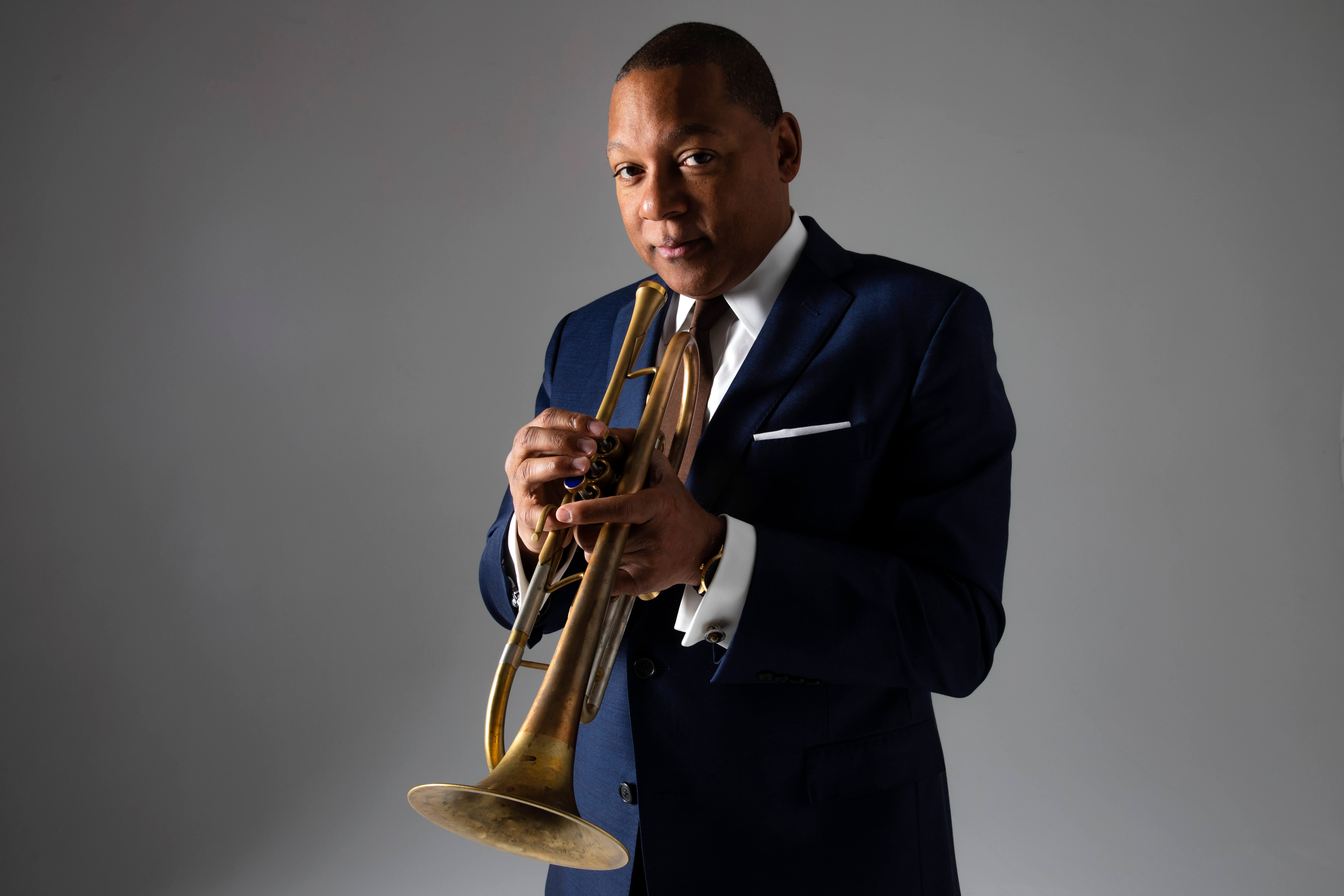 Wynton Marsalis Posed